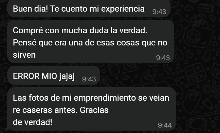 Testimonio de cliente